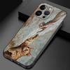 Orange Cat Pattern Phone Case Suitable for iPhone 17 16 15 14 13 12 11 Pro/Max/Plus All Inclusive Matte Black Soft