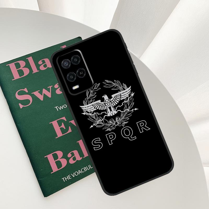 SPQR Roman Imperial Legion Case For Oppo A96 A76 A16 A15 A17 A52 A72 A54S A57S A58 A78 A98 A57 A77 A54 A74 A94 Cover