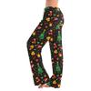 Womens Pajama Pants Sleepwear Casual Drawstring Elastic Waist Pants Comfy Straight Yoga Loose Trousers