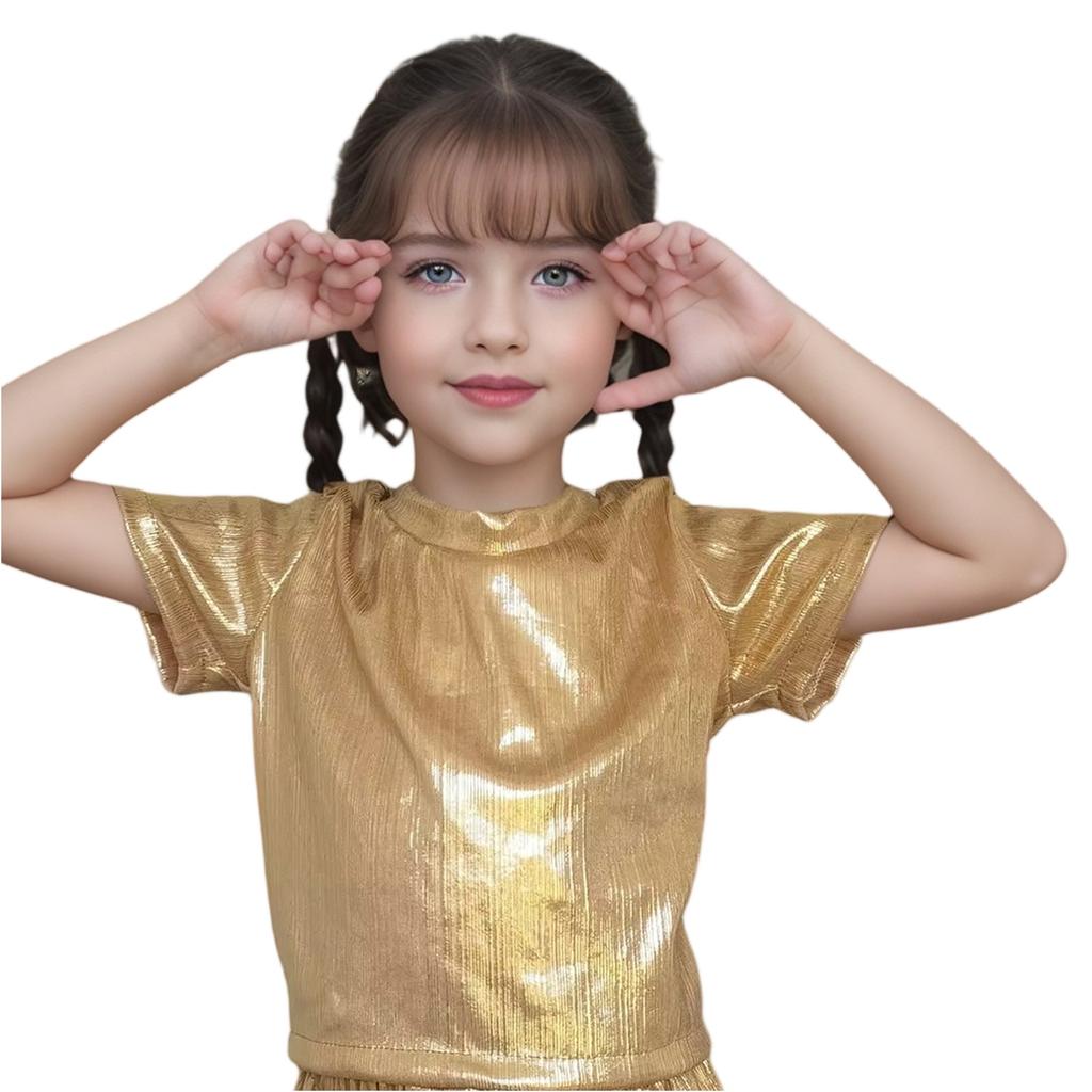 Hip Hop Tanz T-Shirt für Kinder - Lockeres Oberteil mit kurzen Ärmeln