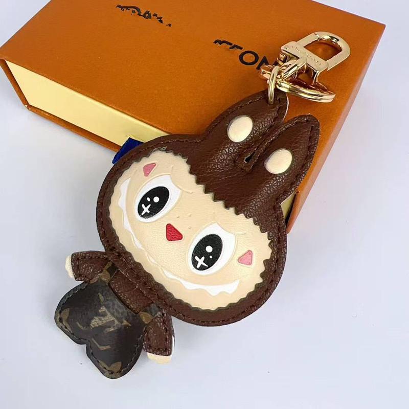 

Металлический брелок-подвеска из искусственной кожи, мультяшный креативный кулон для пары, ювелирное украшение, подвеска для сумки