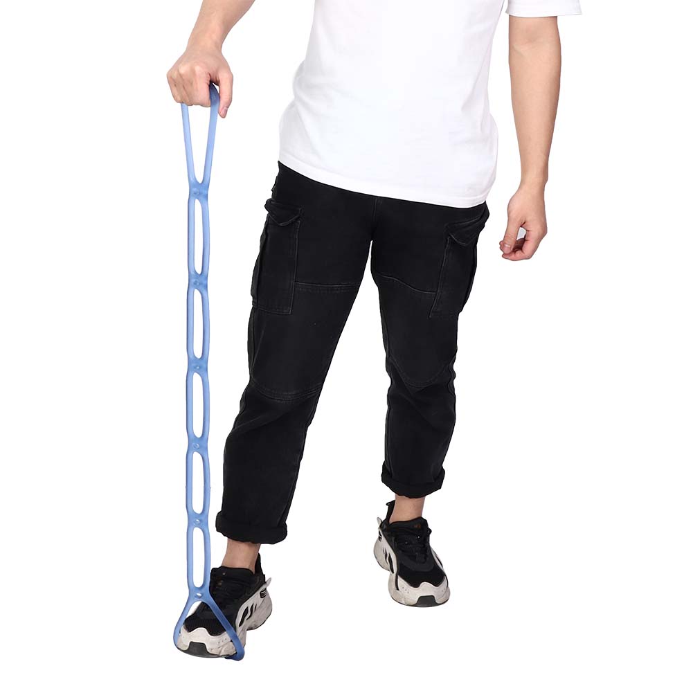 Multifunction Fitness Yoga Rope Band Leg Stretch Belt Exercise Sports StrapBlue