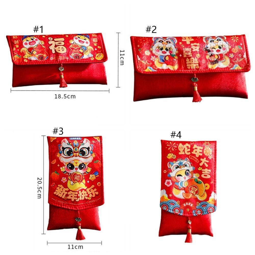 Chinese New Year Lucky Envelopes Blessing Red Packet Gift Bags Money Pocket Wedding Birthday