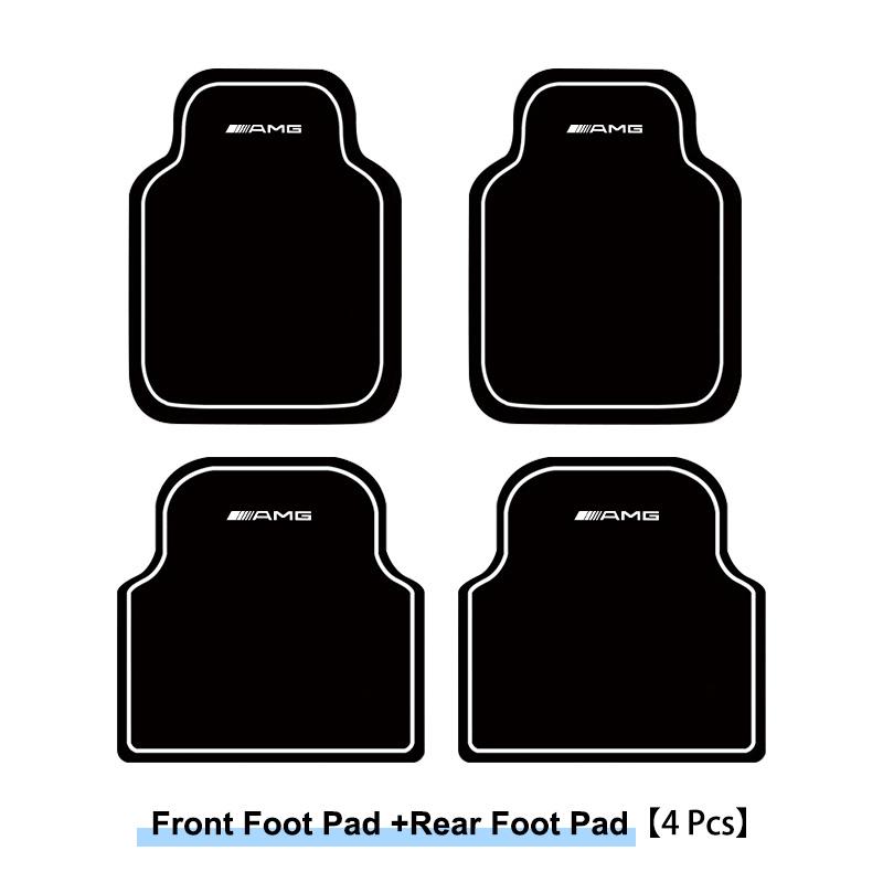 Car Floor Mats Auto Front and Rear Carpet Foot Mats with Rubber Backing for Mercedes Benz C260 W204 W205 W211 W212 W190 W213 gle