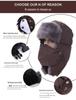 Unisex Thickened Lei Feng Hat with Mask: Winter Ski, Ear Protection, Waterproof, Warm & Versatile