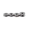 5Pcs V U Groove Roller Wheel Ball Bearings Embroidery Machine Pulley Bearing