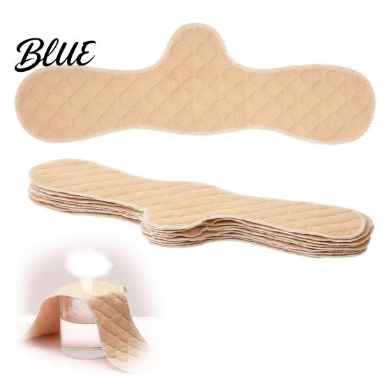 Comfortable Bra Sweat Pad Cotton Liners for Sweat Washable Under Breast Shield Absorber
