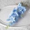 8 Stück Hohe Delphinium Kunstblumen Großhandel Weiß Rosa Seiden-Rittersporn für Vase Zuhause Hochzeit Blumendekoration