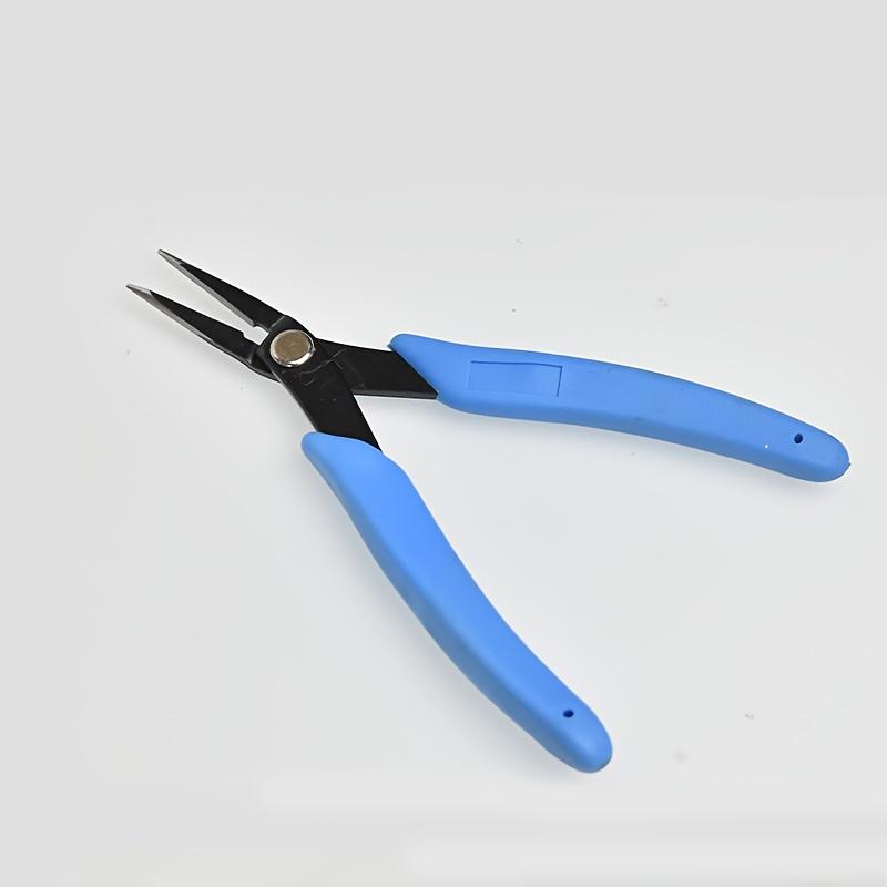 1pc Professional Jewelry Making Pliers Durable Carbon Steel Pliers Heavy-Duty Pointed Tip Anti-Slip Pliers Home Accessories