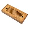 Tea Tray Set Drainage Water Storage Kung Fu Tea Drawer Board Household Tea Board Tea Room Table 25*14*3.5Cm Chinese Bamboo