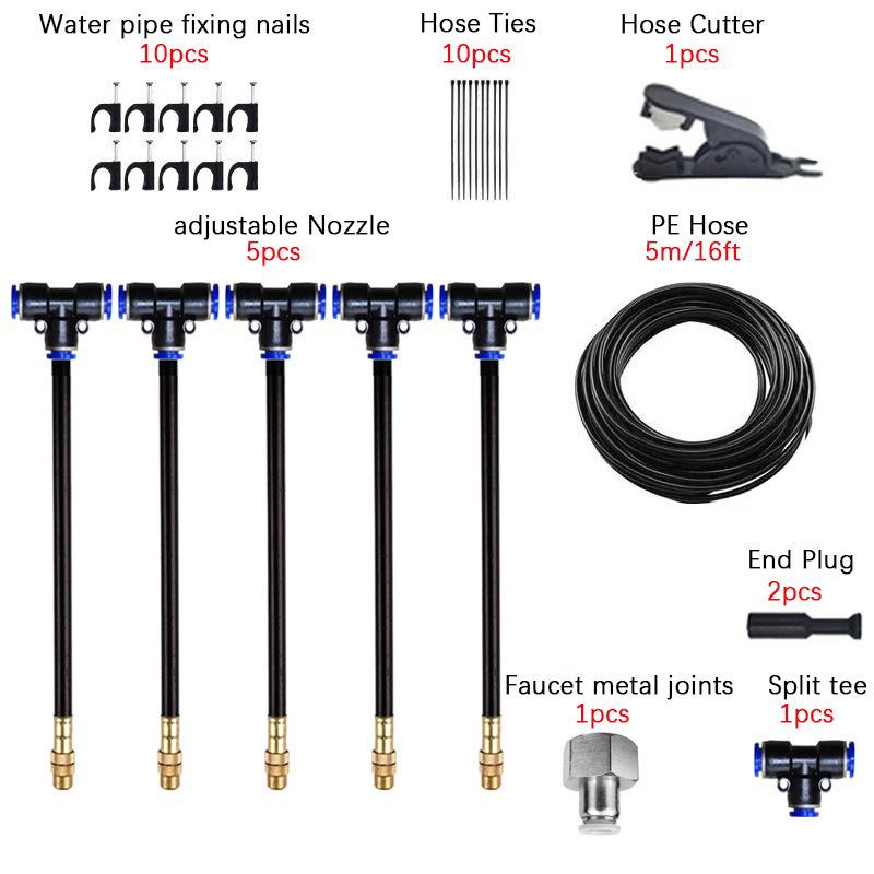 

Регулируемая вращающаяся медная насадка для полива, орошения, увлажнения и охлаждения