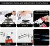 Butane Burner Flame Camping Baking Barbecue Gas Torch Fire Maker Lighter Metal Flame Gun Welding Torch Heater for Outdoor Cookin