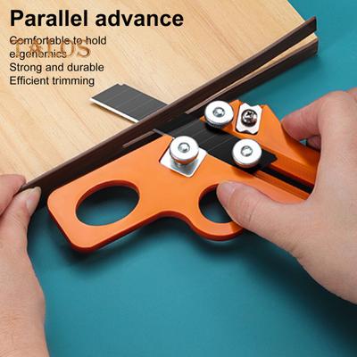 Trymer do obrzeży okleinowych Narzędzie do cięcia krawędzi okleiny z ostrzami Łatwe w użyciu Wielofunkcyjne ręczne narzędzie do przycinania drewna