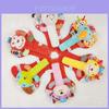 Skkbaby Baby Handbell Toy Plush Animal Rattle Stick Bed Bell Infant Toddler Children