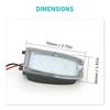For Land Rover Range Rover LED Side Mirror Puddle Lights White Lamps Assembly