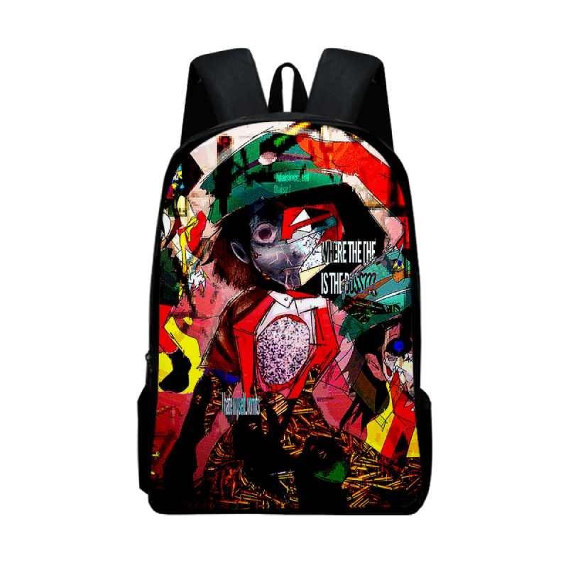 Ena Dream Bbq Student Book Backpack Fashionable Prints Schoolbag Gifts Kids