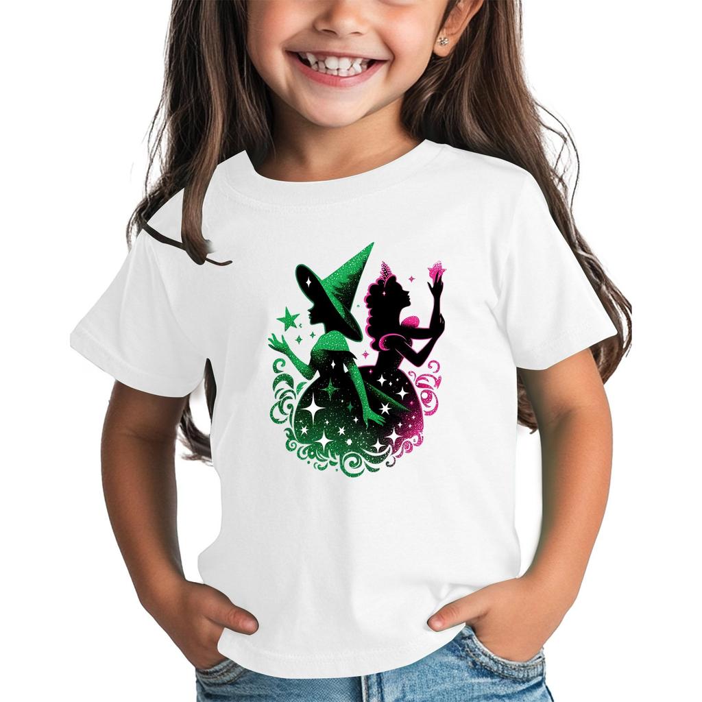 Kinder T-Shirt Jungen Mädchen Bedruckt Farbe Kurzarm Lockerer Schnitt Pullover Tops