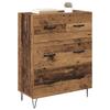 Sideboard Reclaimed Wood 69.5 x 34 x 90 cm Engineered Wood and Iron
