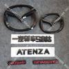 Glossy Black MAZDA6 Alphanumeric Emblem for 2020-2022 MAZDA6 ATENZA SKYACTIVG Trunk Logo Sticker Front Grille Badge