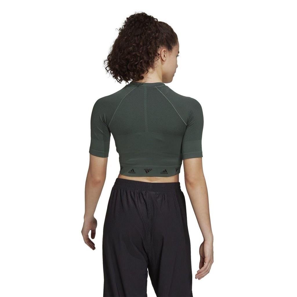 Adidas Womens/Ladies Aeroknit Crop Top