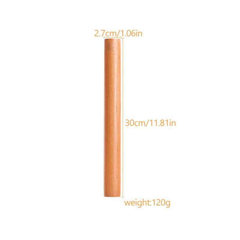 2Pcs Acrylic Rolling Pin Spacers Dough Thickness Guides Measuring Strip Pasta Supplies