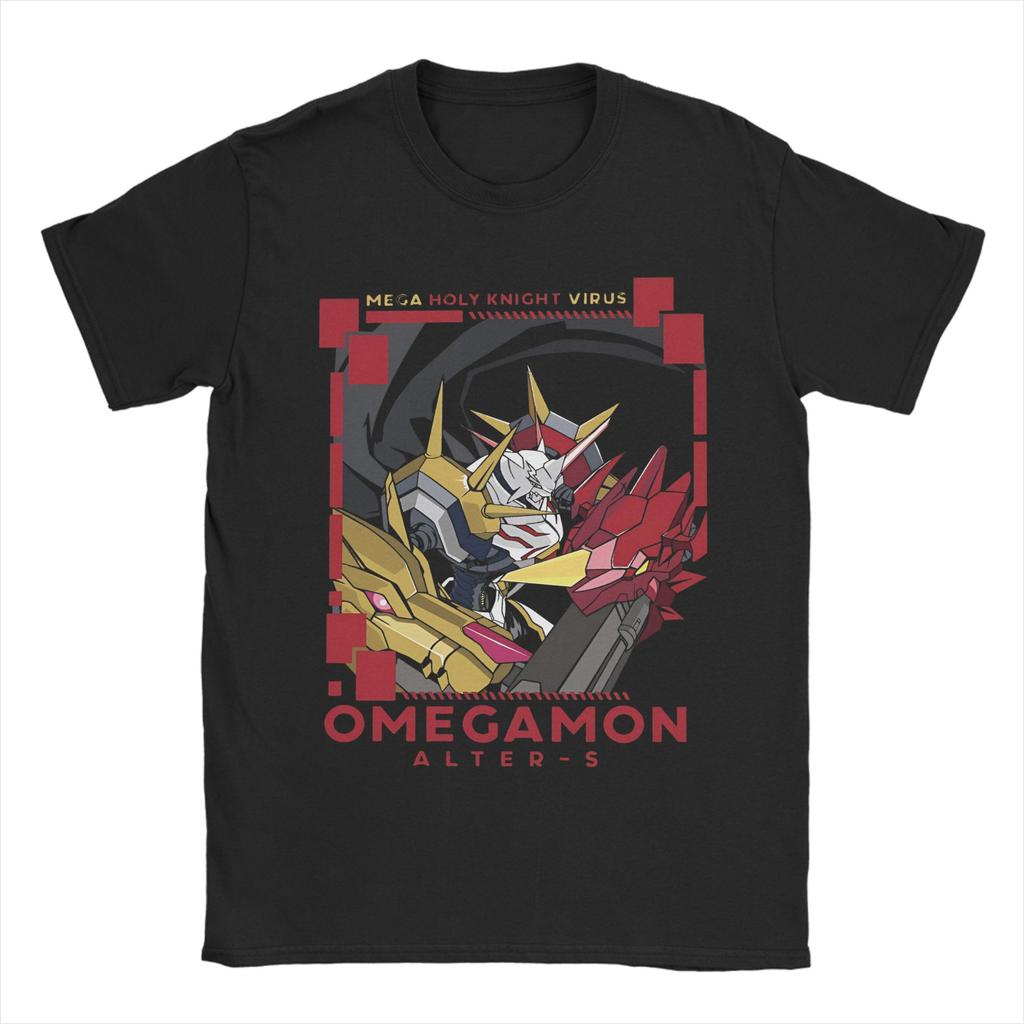 Neuheit digimon adventure garurumon T-Shirt Herren Baumwolle Kurzarm Rundhals Sommerkleidung