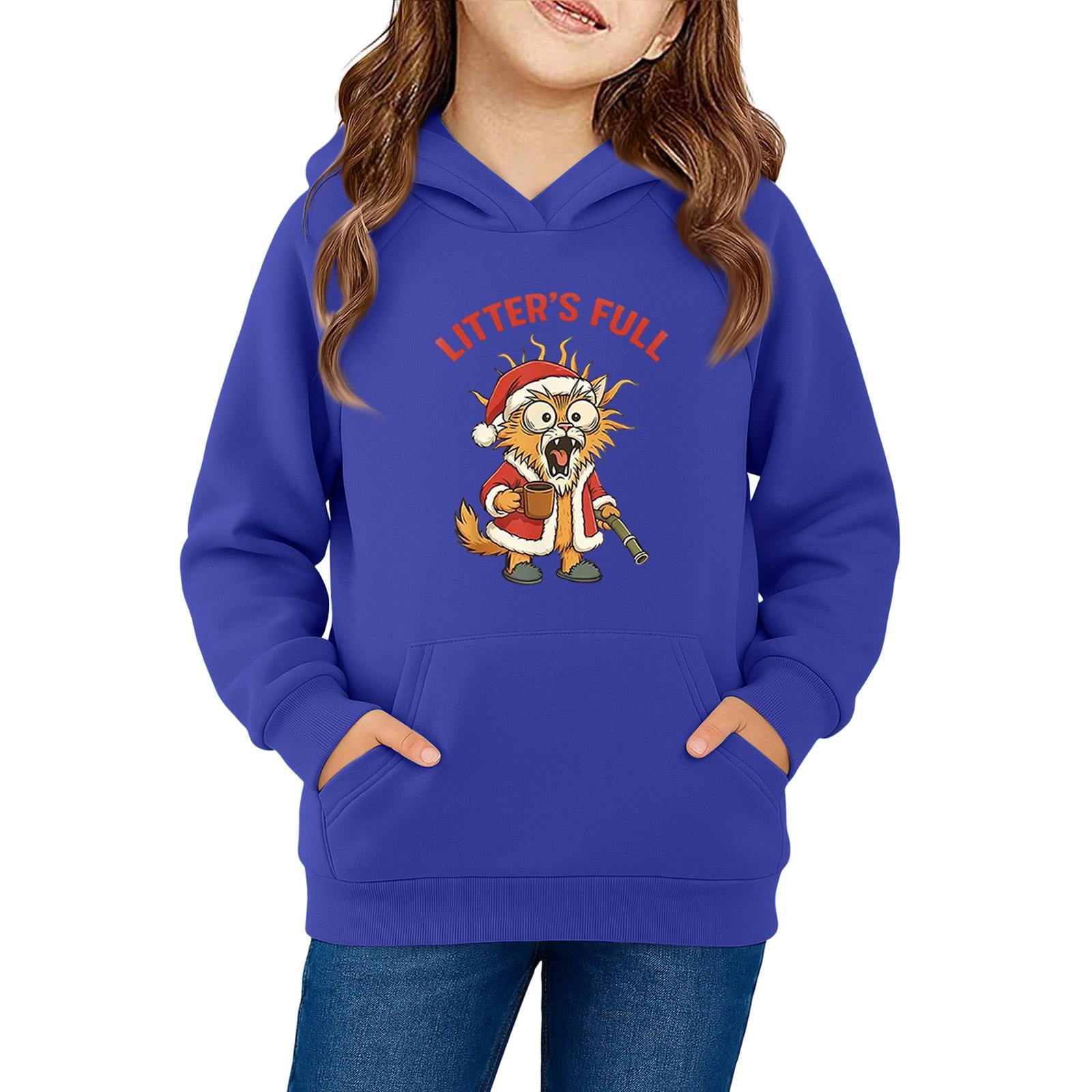 

Толстовки для девочек-подростков, толстовки с длинным рукавом, пуловер с завязками, симпатичная толстовка большого размера 150