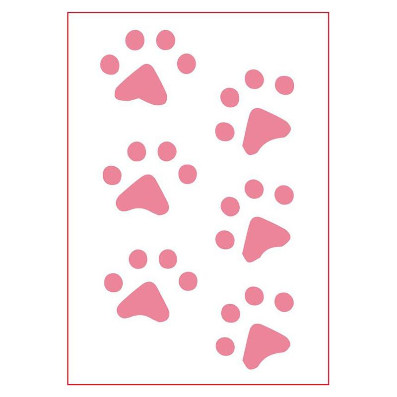 Zvířecí stopy Roztomilá kočičí tlapka Voděodolné dočasné tetování Muži a ženy Otisky tlapek Dočasné tetování Samolepka na rukáv Tetování