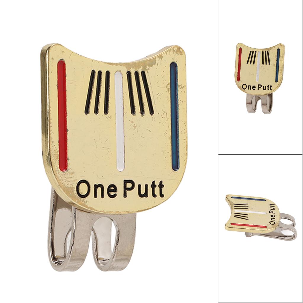 Magnetische Golf Hoed Clip Magnetische Golf Bal Markering Golf Hoed Clip met Bal Markering Golfer Accessoire Gouden
