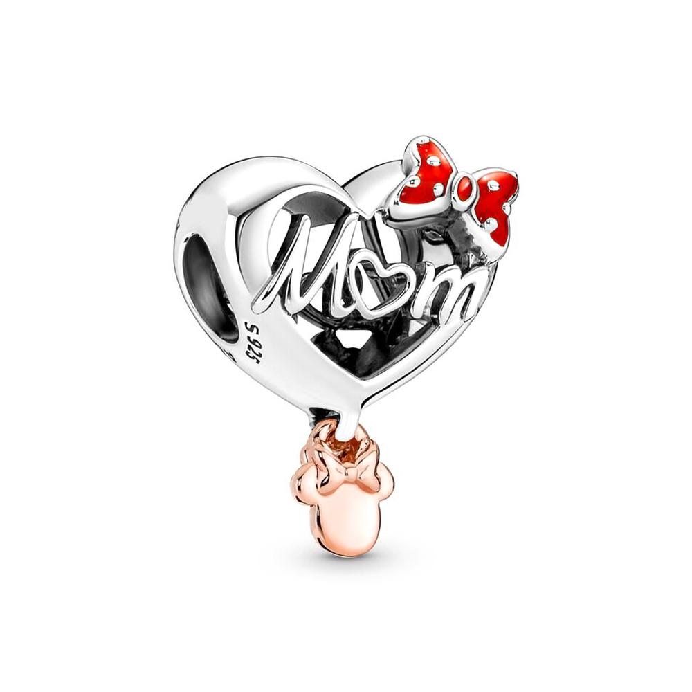 New  S925 Silver Camping Night Sky Heart Shape Pendants Fit For Couples Bracelet Nacklace Jewelry Gift DIY Making