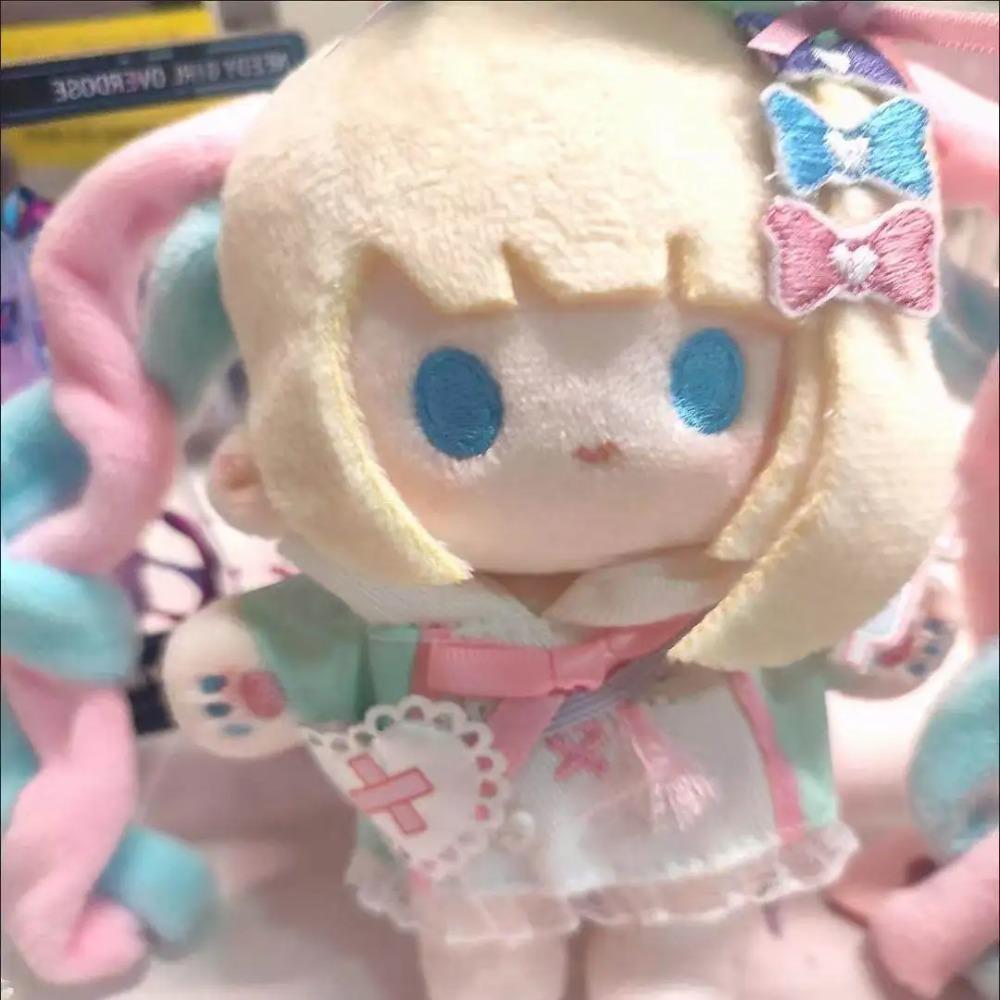 Bedürftige Streamer Überlastung 10cm Normaler Körper Puppe Ame-Chan Kangel Süß Kawaii Spielzeug Spiel Peripheriegeschenk 10cm Puppenkleidung