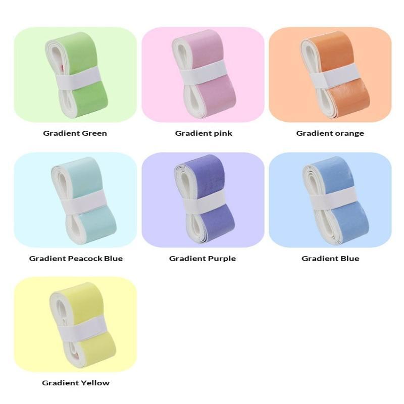 Non-slip Gradient Color Sport Racket Overgrip Sweat Absorbent Durable Grip Tape for Tennis Badminton Training