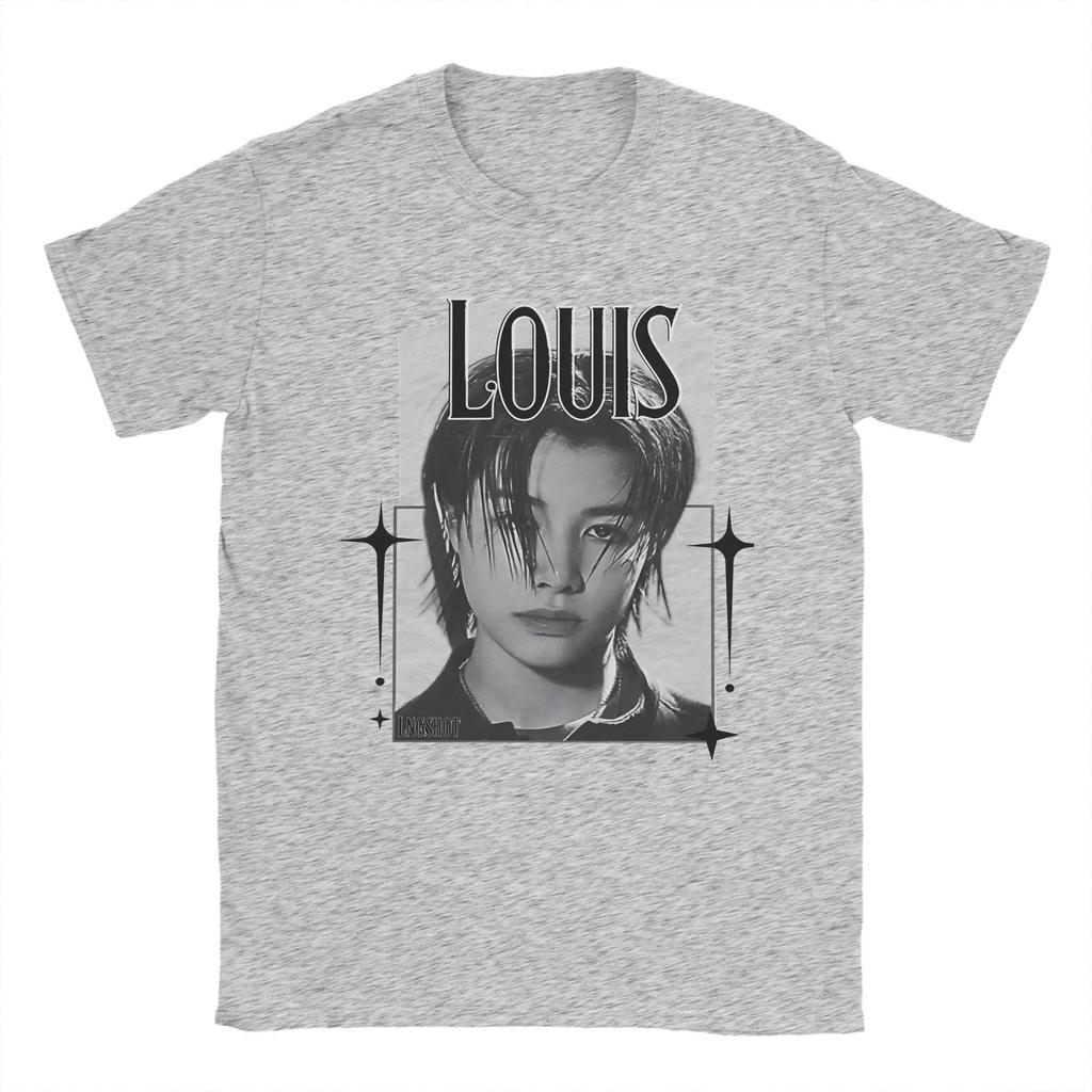2026 Unikátní Lngshot Louis Rising Tričko Unisex Kulatý výstřih Bavlněná trička Krátký rukáv Trička Nadměrné velikosti Oblečení