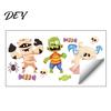 Removable Glass Stickers for Party Halloween Static Window Clings, Cartoon Ghost Pumpkin Witch Monsters Decals, Waterproof Holiday Atmosphere