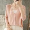 Summer New Close-fitting Comfortable Cardigan Jacket Fashion Versatile Top