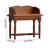 1/12 Scale Wooden Miniature Study Desk For Dollhouse Accessories With Realistic Detailing And Ample Storage Space