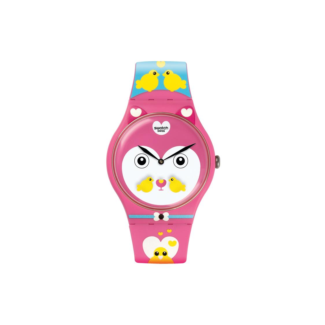 SWATCH Women s Watch SUOZ190 SUOZ190 Pink Blue
