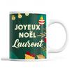 Mug - Noël Laurent - Green - 325 Ml - Dishwasher and Microwave Safe