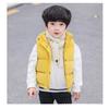 2023 Autumn Corduroy Standing Collar Vest Children Warm Thicken Vest Baby Cotton Waistcoat Kids Outerwear Coat Boys Girls Jackets Vest
