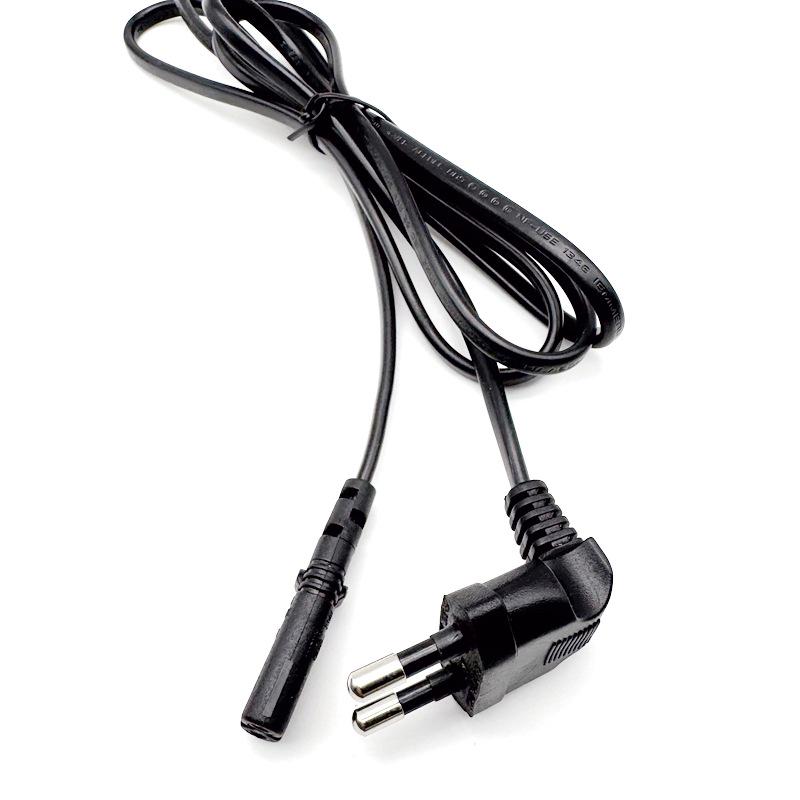 Korean Standard Two-Pin Figure-8 Power Cord for TV, Printer, Speaker