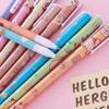 10 PCS Cartoon Capybara 10 Colors-Ink Pen 0.38mm  Neon Glitter Markers Drawing Card Back School Handmade Doodle Drawing Taking Notes In Class