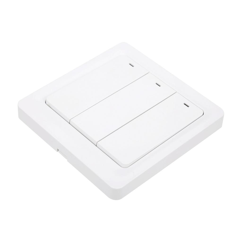 Wall Smart Light Switch Push Button Zero Fire 3 Gang 600W ABS for TUYA AC 110?240Vfor ZigBee