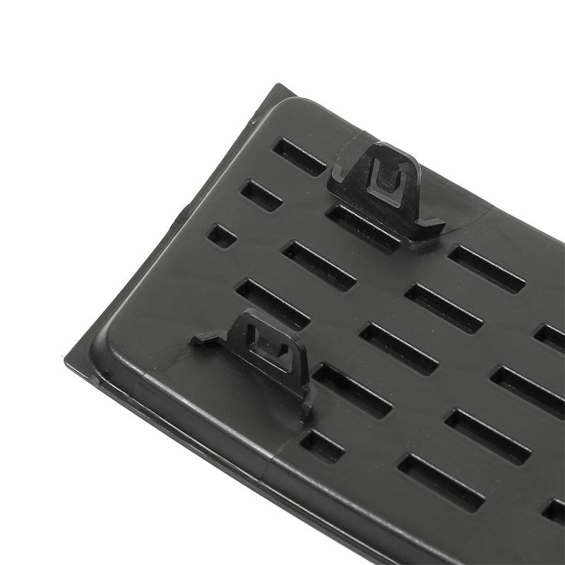 1 Pair Matte Black Car Front Bumper Fog Lamp Light Grilles for Dodge Journey 2014 2015 2016 2017 -2020 68079853AB