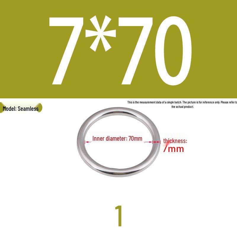 304 Stainless Steel Seamless O-Ring for Lifting and Hammock Yoga Connection