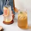 Ecarla Szklanka Ryflowana Duża Do Drinków 500Ml 6Cmx14Cm Szk151