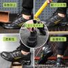 Labor urance shoes, smash-of and puncture-proof  four-season men's safety shoes, popular lazy lace-up-free work shoes