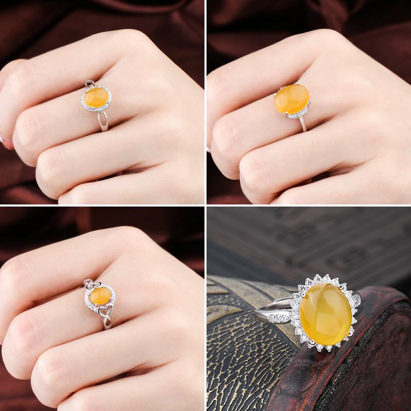 Suport inel unisex din argint sterling 925 pentru incrustații DIY cu turcoaz sau ceară de albine, design ajustabil