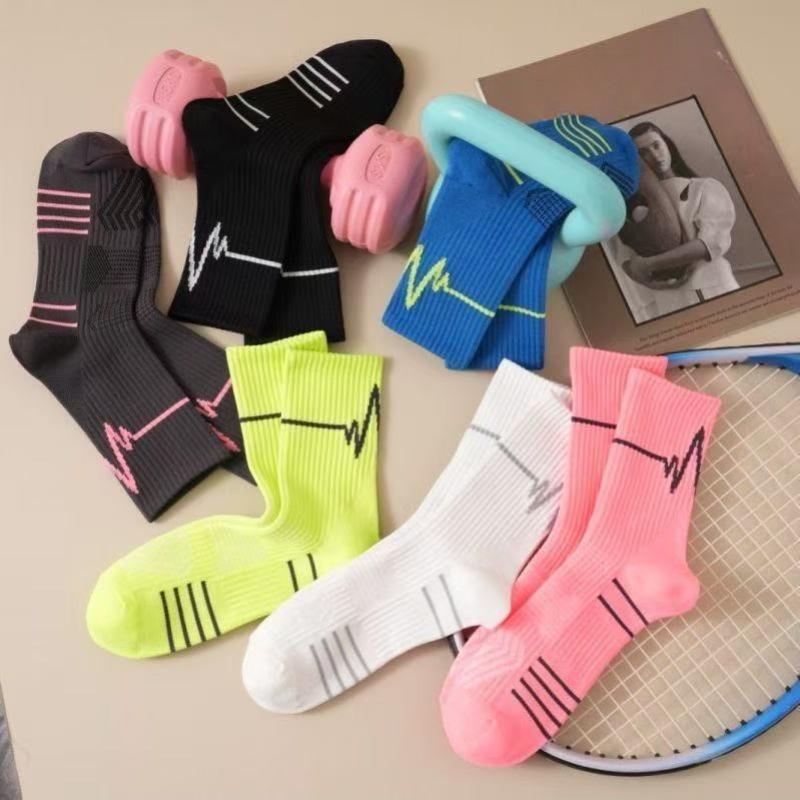Women's Fashion Professional Sports Running Marathon Outdoor Badminton Tube Socks