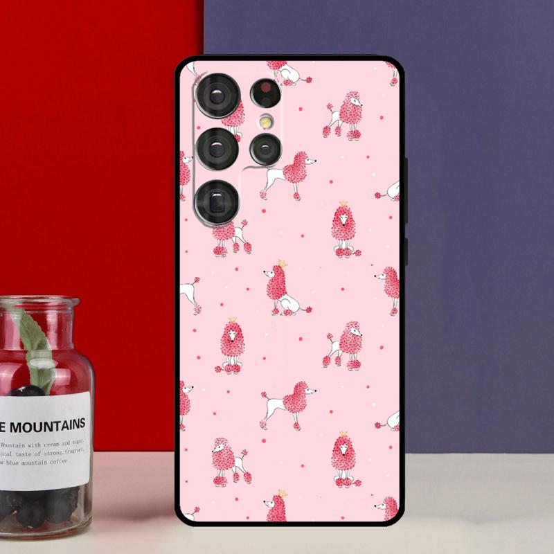Poodles Cartoon Girly Cute Funda Case For Samsung Galaxy S25 Ultra S9 S10 S20 S22 Plus S21 FE S23 S24 Ultra Phone Cover