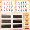 Hot Melt Single Cluster Diy False Eyelashes 480 Clusters Thick Eyelashes 10-16M Eyelash Set
